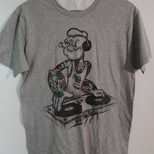 Grey Popeye T-shirt
